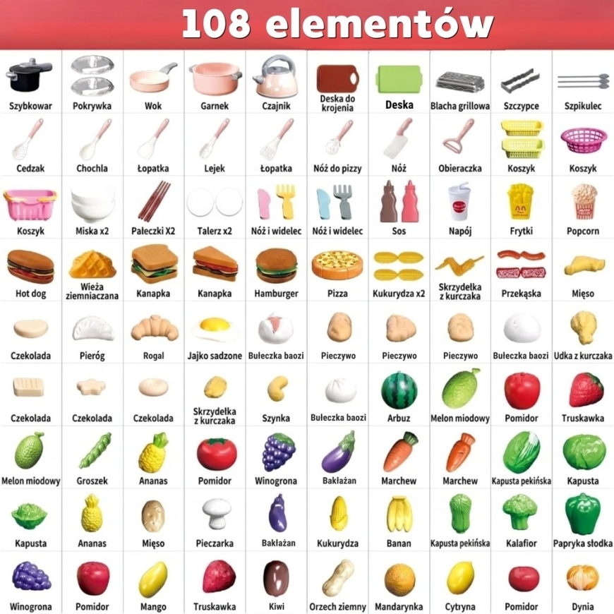 WOOPIE Kitchen Utensil Set 108 pcs. – 5