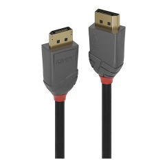 Lindy 2m DisplayPort 1.4 Cable, Anthra Line