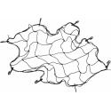 VOREL MATKATAVARAN VERKKO KOUKUILLA 90x90cm VOREL MATKATAVARAN VERKKO KOUKUILLA 90x90cm