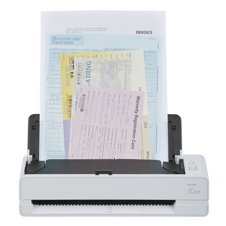 Ricoh fi-800R ADF + manuaalse dokumendisöötmisega skanner 600 x 600 DPI A4 Must, Valge – 3