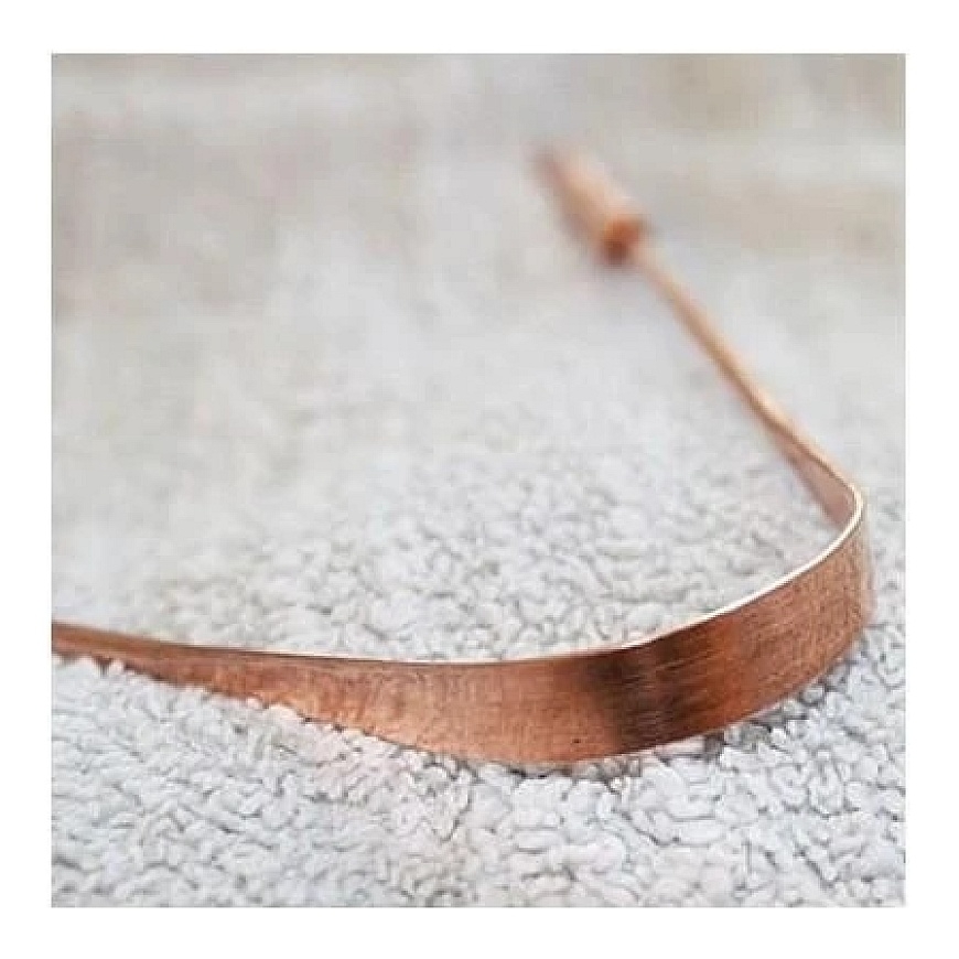 Copper tongue scraper Sattva Ayurveda, 35g, 14cm – 5