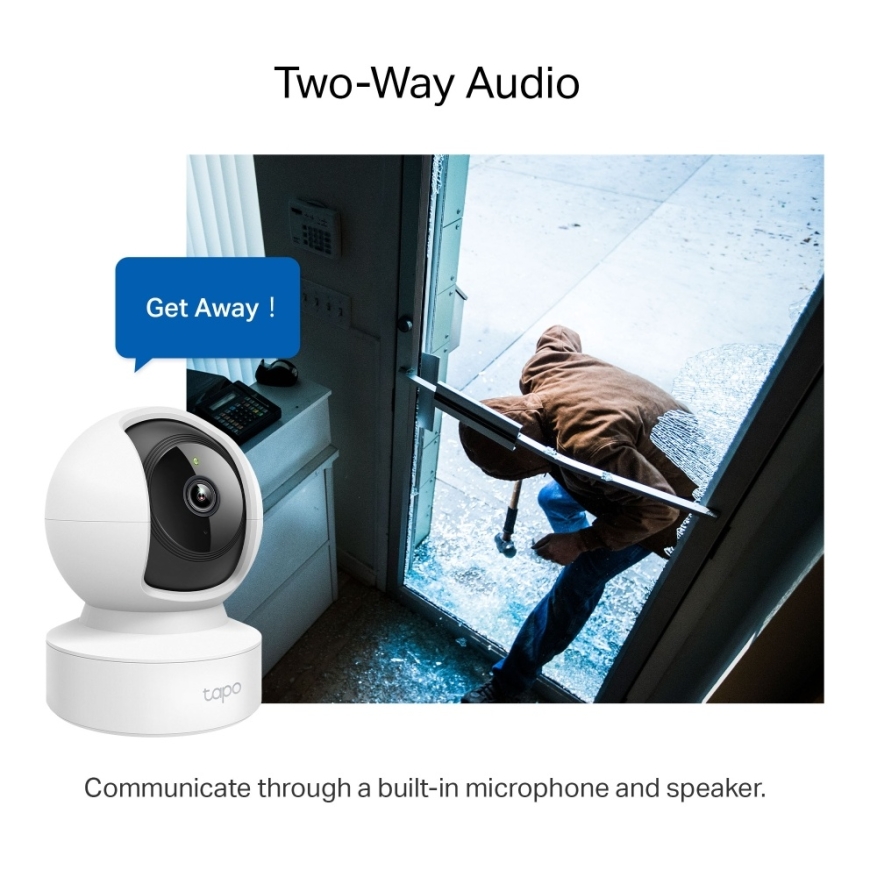 TP-Link Pan/Tilt Home Security Wi-Fi Camera – 5