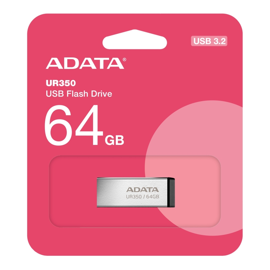 ADATA UR350 USB zibatmiņa 64 GB USB Type-A 3.2 Gen 1 (3.1 Gen 1) Melns – 5