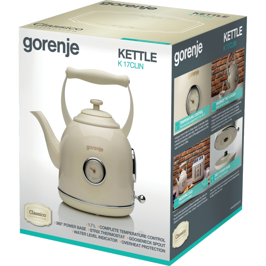 Gorenje K17CLIN elektrikann 1,7 l 2000 W Kreemikas – 3