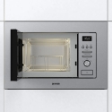 Gorenje BM201AG1X Nerūsējošs tērauds Mikroviļņu krāsns ar grilu Iebūvēts 20 L 800 W