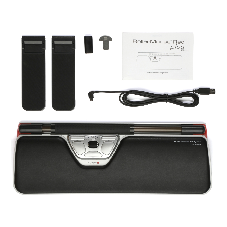 Contour Design RollerMouse Red Plus Wireless hiir Kontor Mõlemakäeline Raadioside 2800 DPI – 4