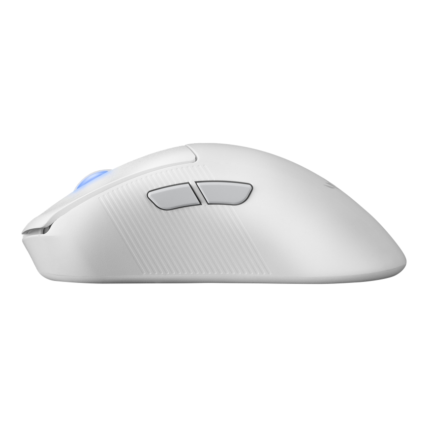 ASUS ROG Keris II Ace Wireless AimPoint White pele Speļu Labā roka RF Wireless + Bluetooth + USB Type-A Optisks 42000 DPI – 3