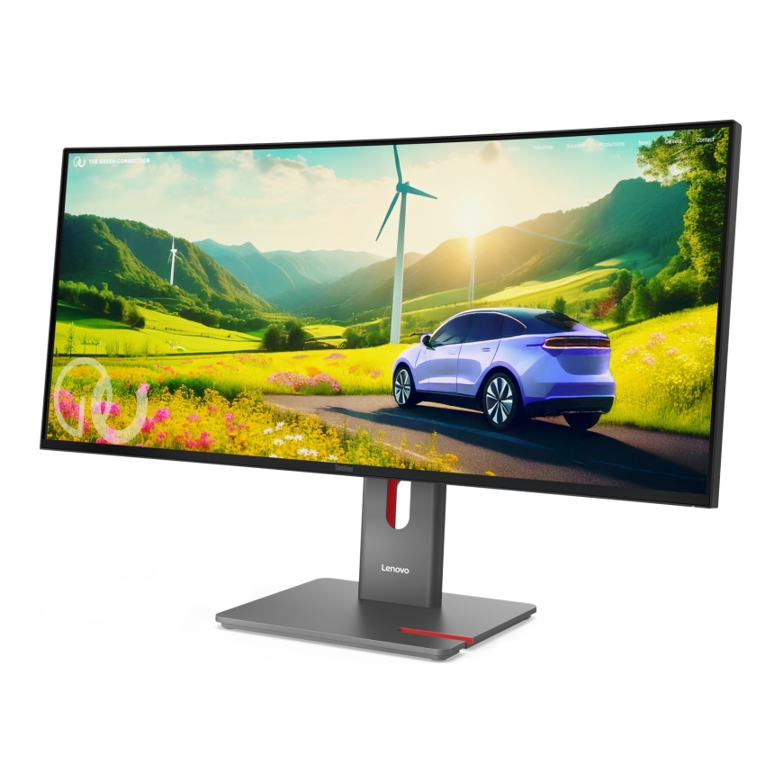 Lenovo ThinkVision P34WD-40 computer monitor 86.4 cm (34") 3440 x 1440 pixels Wide Quad HD LCD Black – 2