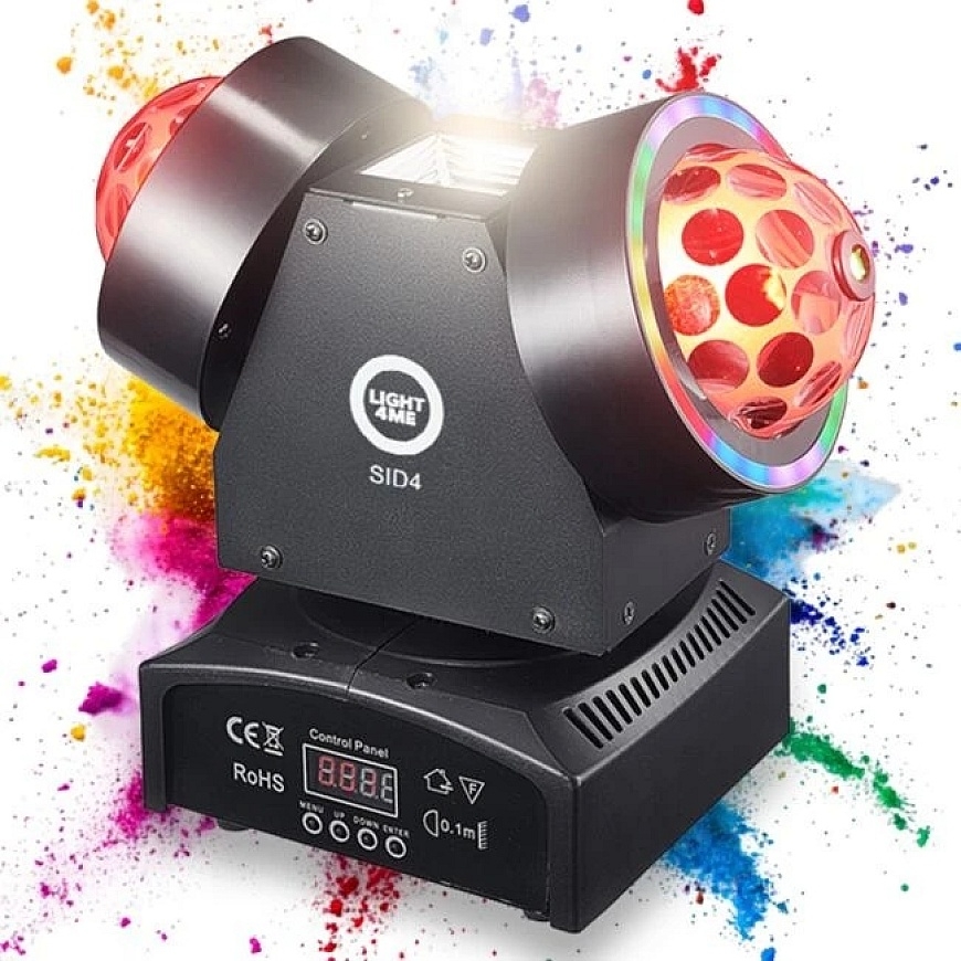 LIGHT4ME SID4 4-in-1 Moving Multifunctional Lighting