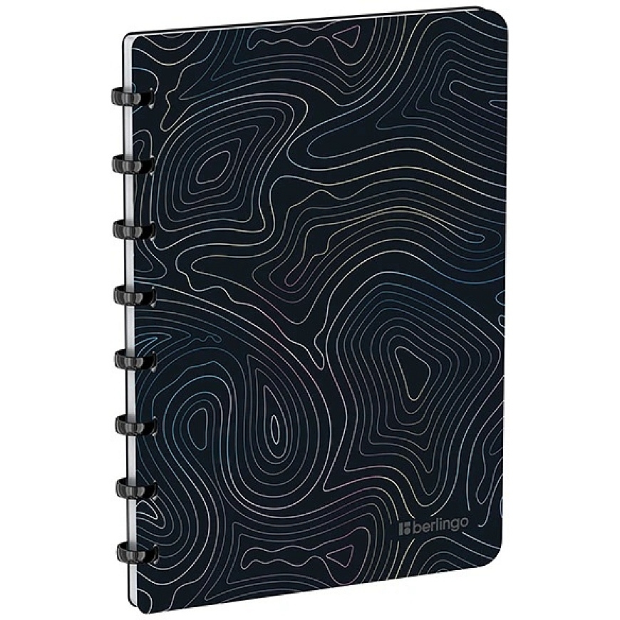PP Cover Notebook A5+ Black, 1 piece. Berlingo
