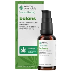 Cosma Cannabis Balance uztura bagātinātājs 30 ml