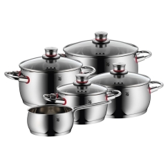 WMF Quality One 07.7455.6380 pannu un katlu komplekts 9 pcs