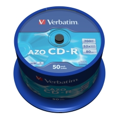 Verbatim CD-R AZO Crystal 700 MB 50 kpl