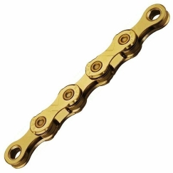 KMC X12 Ti-N Gold 12-Speed 126 Links Waxed Chain