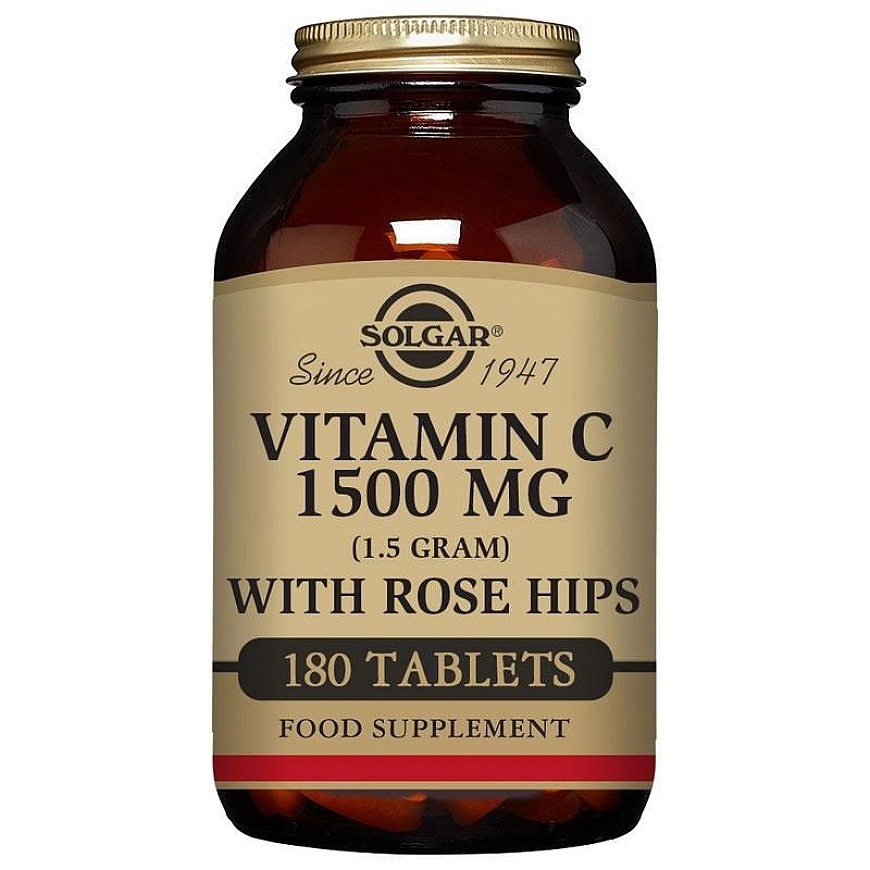 Solgar Vitamīni C 1500mg 180 tabletes