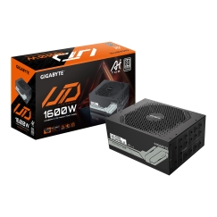 GIGABYTE UD1600PM PG5 AI TOP barošanas avotu vienība 1600 W 20+4 pin ATX ATX Melns