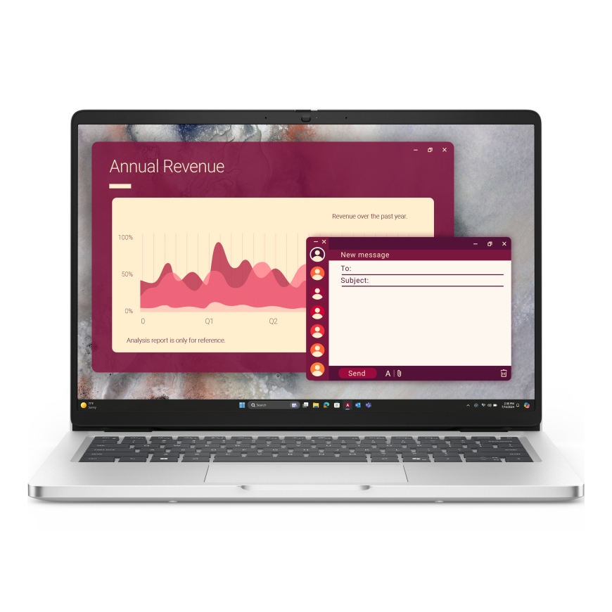 Dell Pro 14 kannettava tietokone, Windows 11 Pro (86GMX)
