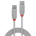 Lindy 36712 USB кабель USB 2.0 1 m USB A Серый Lindy 36712 USB кабель USB 2.0 1 m USB A Серый