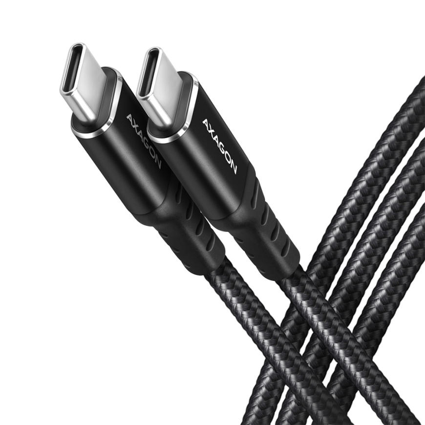 Axagon BUCM-CM10AB USB кабель USB 2.0 1 m USB C Черный