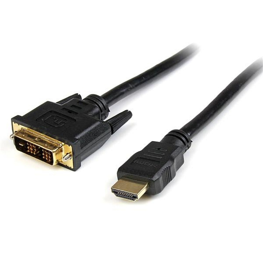 StarTech.com 0.5m, HDMI - DVI-D 0,5 m Juoda