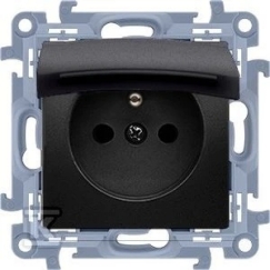 Simon GN.1-KR.Z/U IP44 Black SIMON10