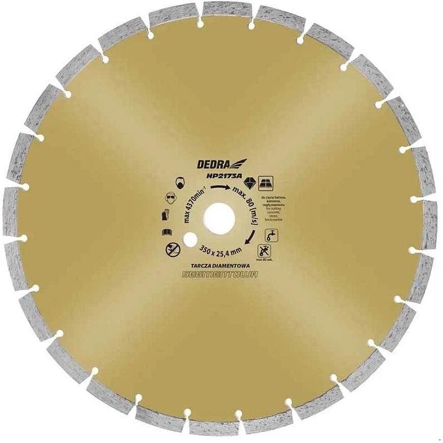Dedra Tarcza Betono griešanas disks 350x25