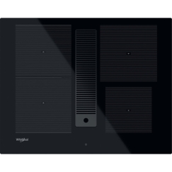 Whirlpool WVH 1065B F KIT Черный Встроенный 65 cm Плита с зонами индукции 4 зона(ы) Встроенный капюшон