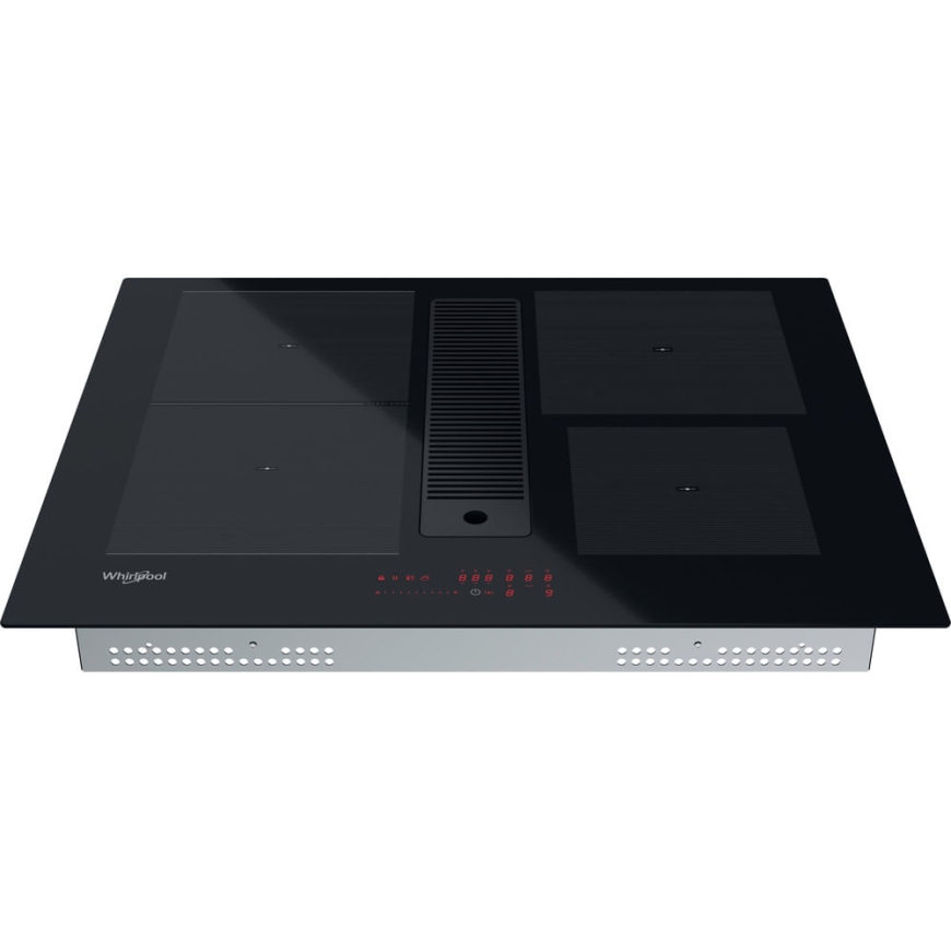Whirlpool WVH 1065B F KIT Black Built-in 65 cm Zone induction hob 4 zone(s) Built-in hood – 2