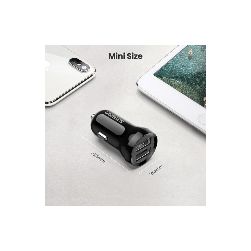 Ugreen 50875 mobiilseadme laadija MP4, Mobiilarvuti Must Sigaretisüütaja Automaatne – 5