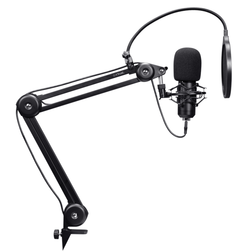 Trust GXT 270 Emita II+ Musta Podcast-mikrofoni – 5