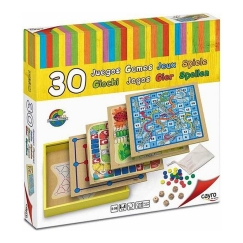Galda spēle Cayro 30 Games (31 x 31 x 5.5 cm) Koks