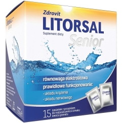 Zdrovit Litorsal Senior maisto papildas 15 pakelių