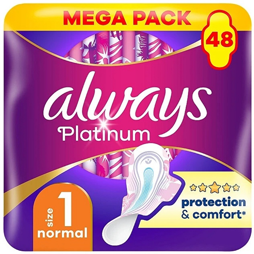 Always Platinum Normāla Izmēra 1 Higieniskie