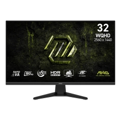 MSI MAG 325QFDE E18V Gaming Monitor - WQHD Panel, 180Hz 0.5 ms GtG, Rapid VA Panel