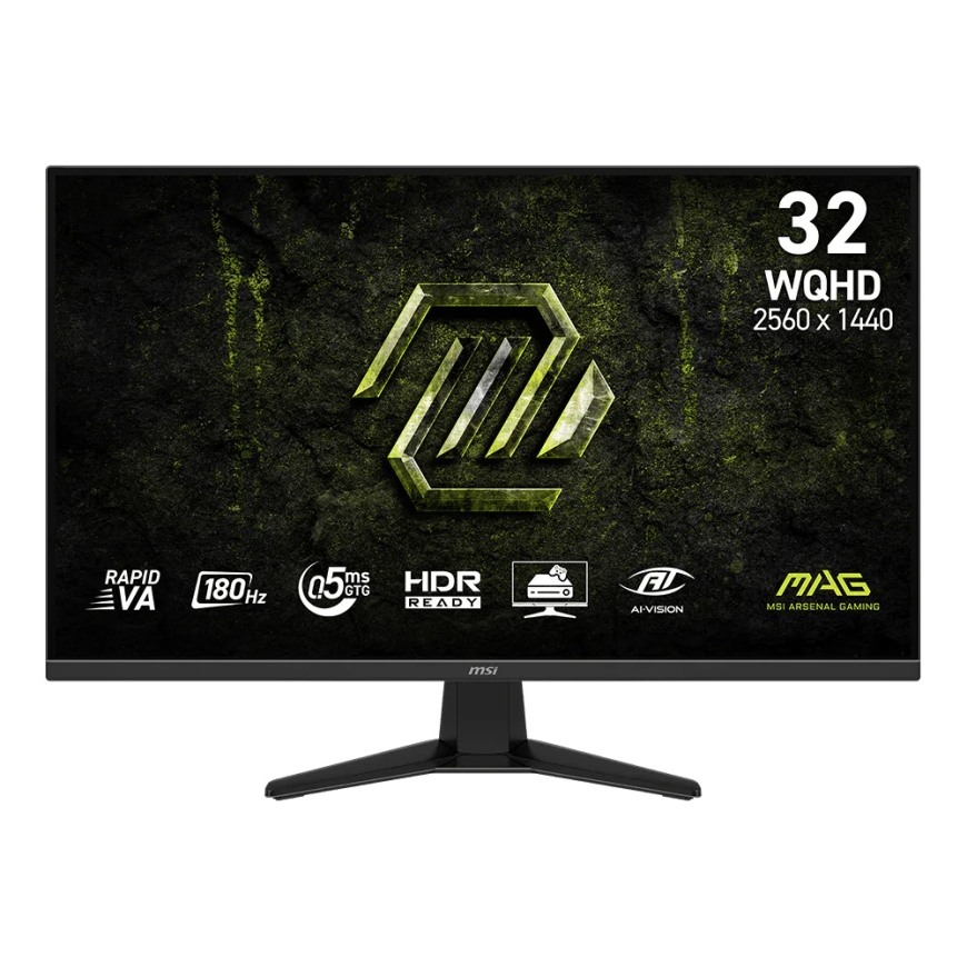 Игровой монитор MSI MAG 325QFDE E18V - WQHD панель, 180 Гц, 0,5 мс GtG, Rapid VA-панель