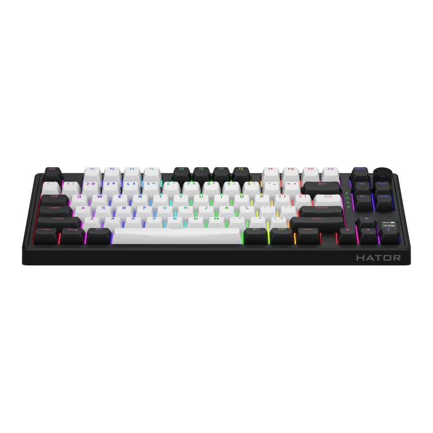 HATOR Skyfall 80 MAG ULTIMA 8K wireless keyboard Gaming USB + RF Wireless + Bluetooth QWERTY US English Black, White – 2