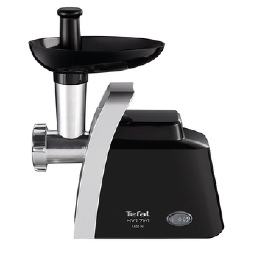 Tefal NE108831 mincer 1400 W Black, Satin steel – 2