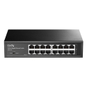 Cudy GS1016 tīkla pārslēgs Gigabit Ethernet (10/100/1000) Melns