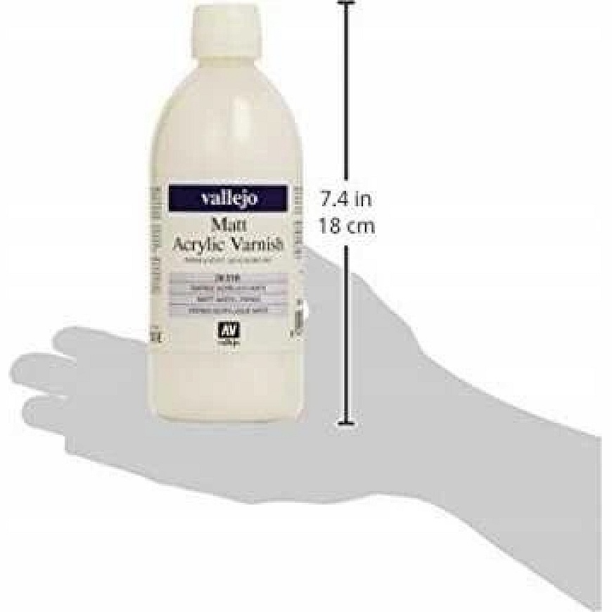Vallejo Vallejo: Matte Acrylic Varnish 500 ml – 2