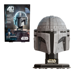 4D Build Star Wars The Mandalorian Helm 3D-palapeli 88 kpl Televisio/Elokuvat