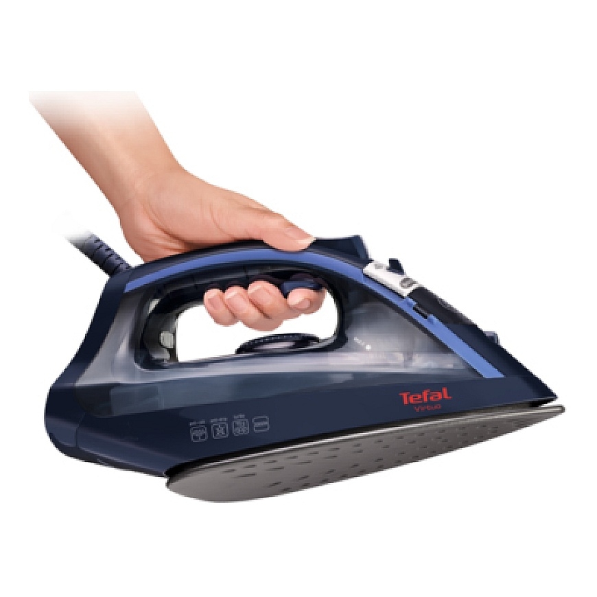 Tefal Virtuo FV 1713 Kuiva- & höyrysilitysrauta 2000 W Sininen – 2