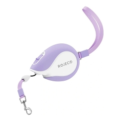 Ištraukiama pavadėlio Rojeco Mini Pet 3 m (violetinė)