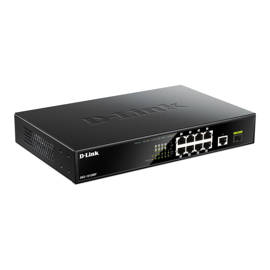 D-Link | 10 Gigabit port Switch with PoE | DGS-1010MP |