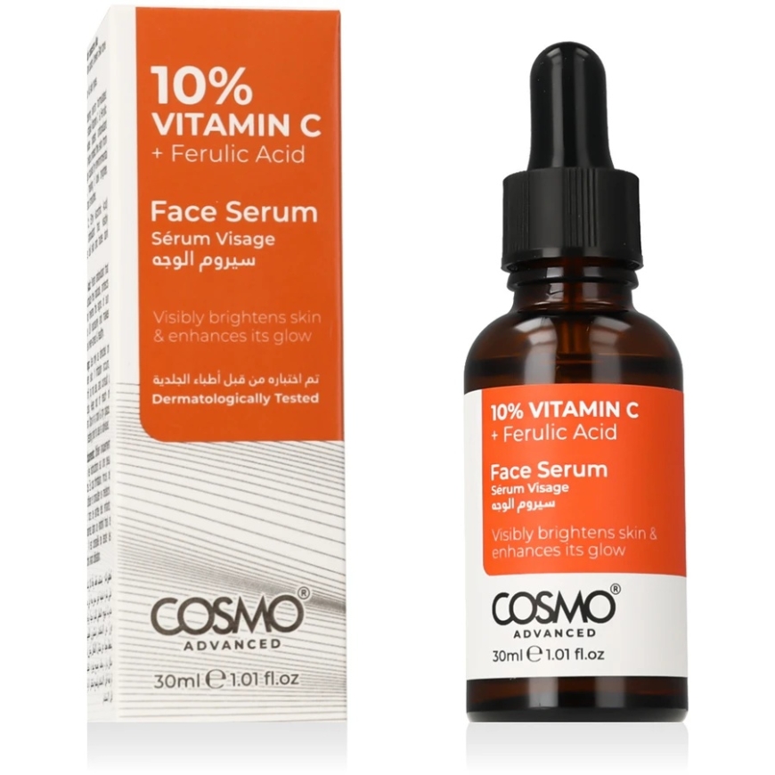 COSMO ADVANCED Vitamiini C 10% + ferulhappe näo seerum 30 ml