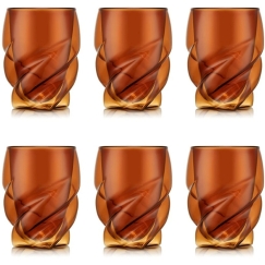Bodum Pavina Paris double-walled glasses 0.27 l, 6 pcs, orange