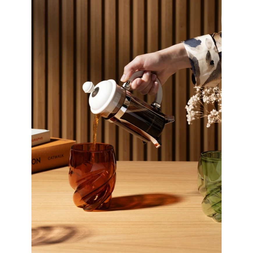 Bodum Pavina Pari topelt seinaklaasid 0,27 l, 6 tk, oranžilised – 2