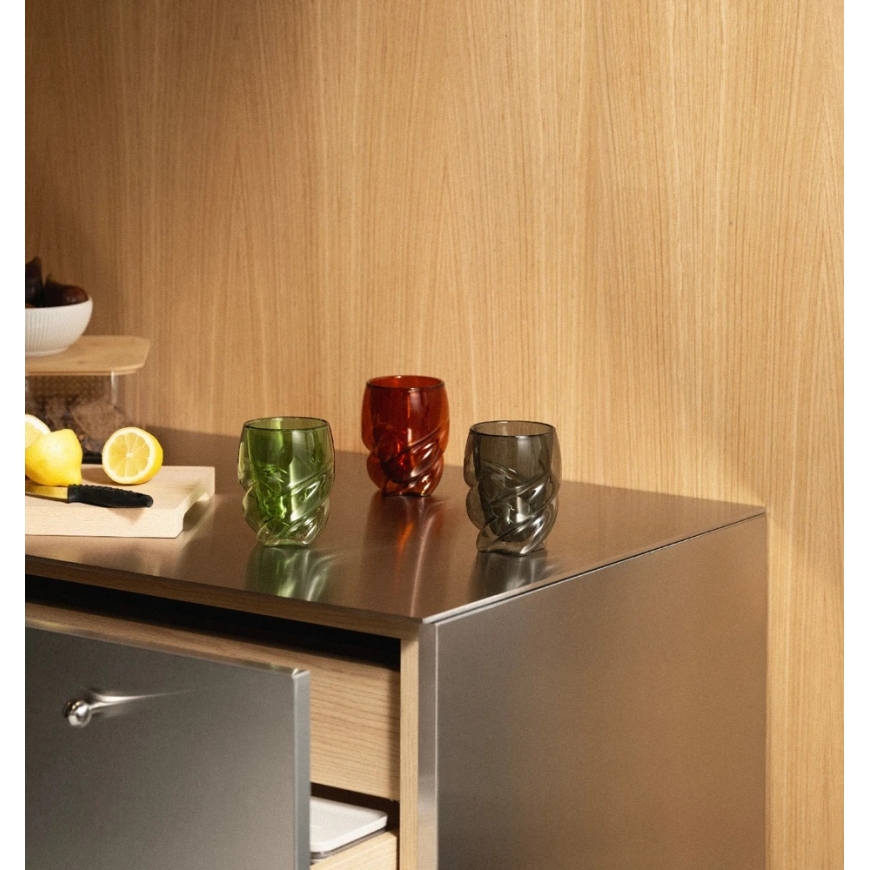 Bodum Pavina Paris divu sienu glāzes 0,27 l, 6 gab., oranžā krāsā – 3