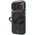 Mercedes Ring Stand Iconic Logo MagSafe maciņš iPhone 18 Pro / 17 Pro - bordo