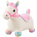 Lean Toys Ilmapallo Pehmolelu Hyppäävä Hevonen, Valkoinen, 60 × 23 × 50 cm Lean Toys Ilmapallo Pehmolelu Hyppäävä Hevonen, Valkoinen, 60 × 23 × 50 cm