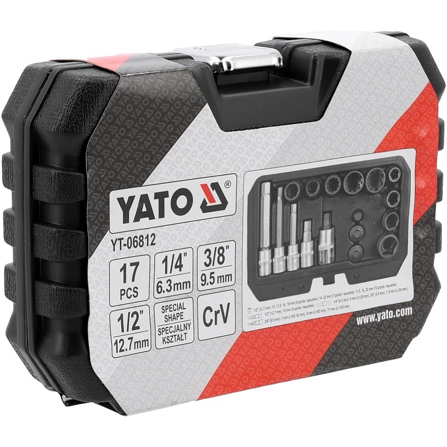 Yato ZAC HAM TYÖKALUSETTI 1/2" 3/8" – 4